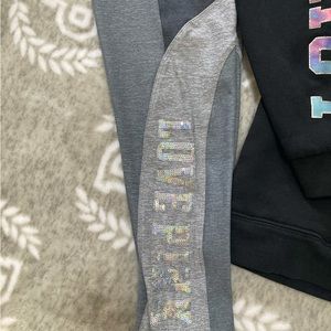 Victoria Secret PINK WATERCOLOR BLING LEGGINGS
